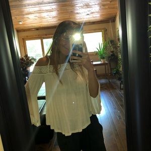 Off the shoulder blouse
